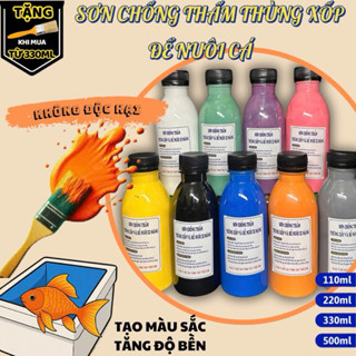 Sơn Chống Thấm thùng xốp tường sàn xi măng bể nuôi cá cảnh chống dột mái nhà sân thượng