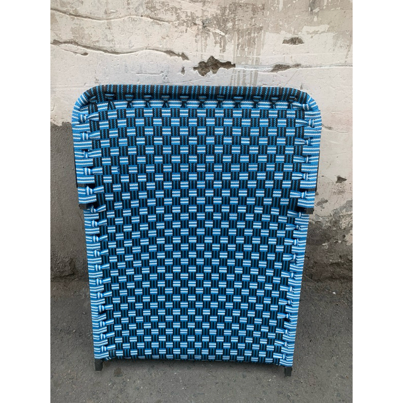 Giường bố xếp gọn, giường khung sắt, dây đan.kích thước 70x190cm
