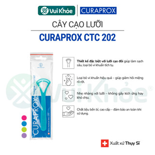 CURAPROX Cây cạo lưỡi CTC 202 | Túi 1 cây | Mã SP 73320027