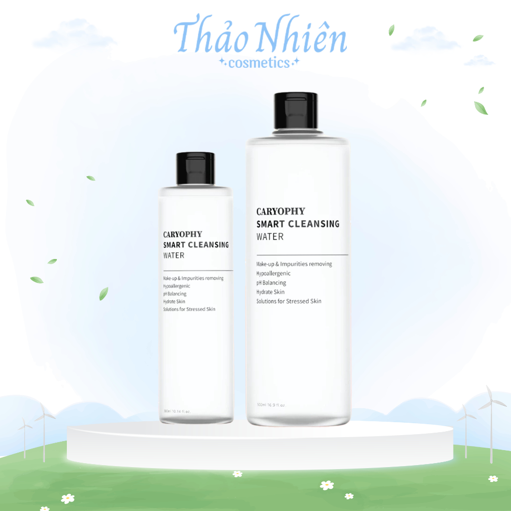 Nước Tẩy Trang Cho Da Dầu Mụn, Nhạy Cảm Caryophy Smart Cleansing Water