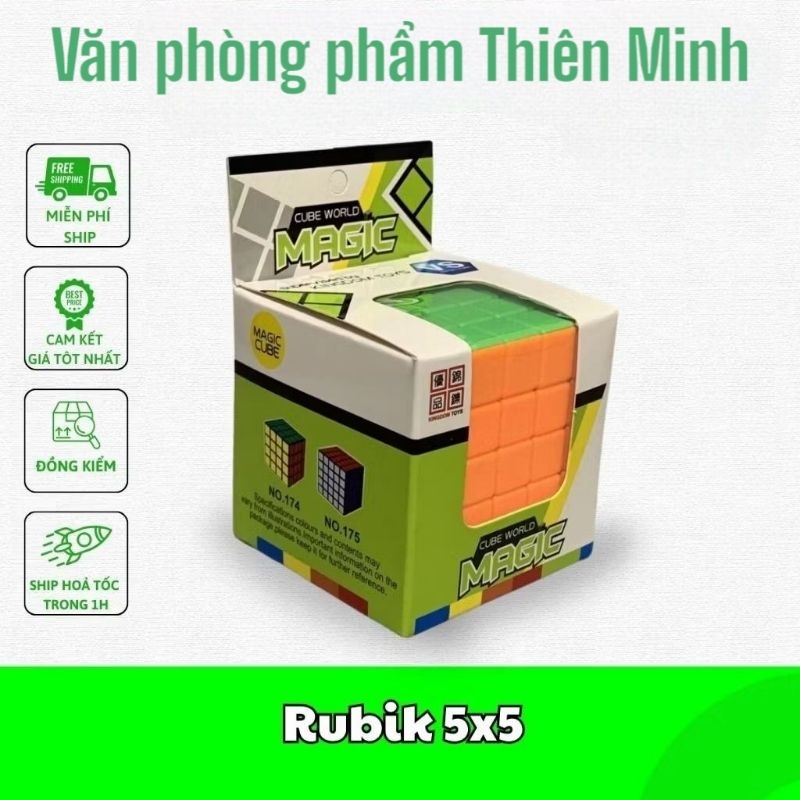 Rubik 5x5 - Rubik 5 Tầng - Khối Lập Phương Rubik Loại Đẹp