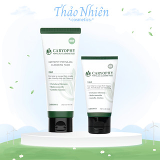  Sữa Rửa Mặt Giảm Mụn Kiềm Dầu Caryophy Portulaca Foam Cleanser 