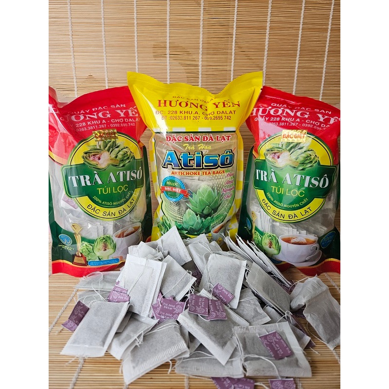 LOẠI NGON, Trà Atiso túi lọc, trà Atiso Đà Lạt, mỗi bịch có 100 túi lọc nhỏ - An Đà Lạt Farm