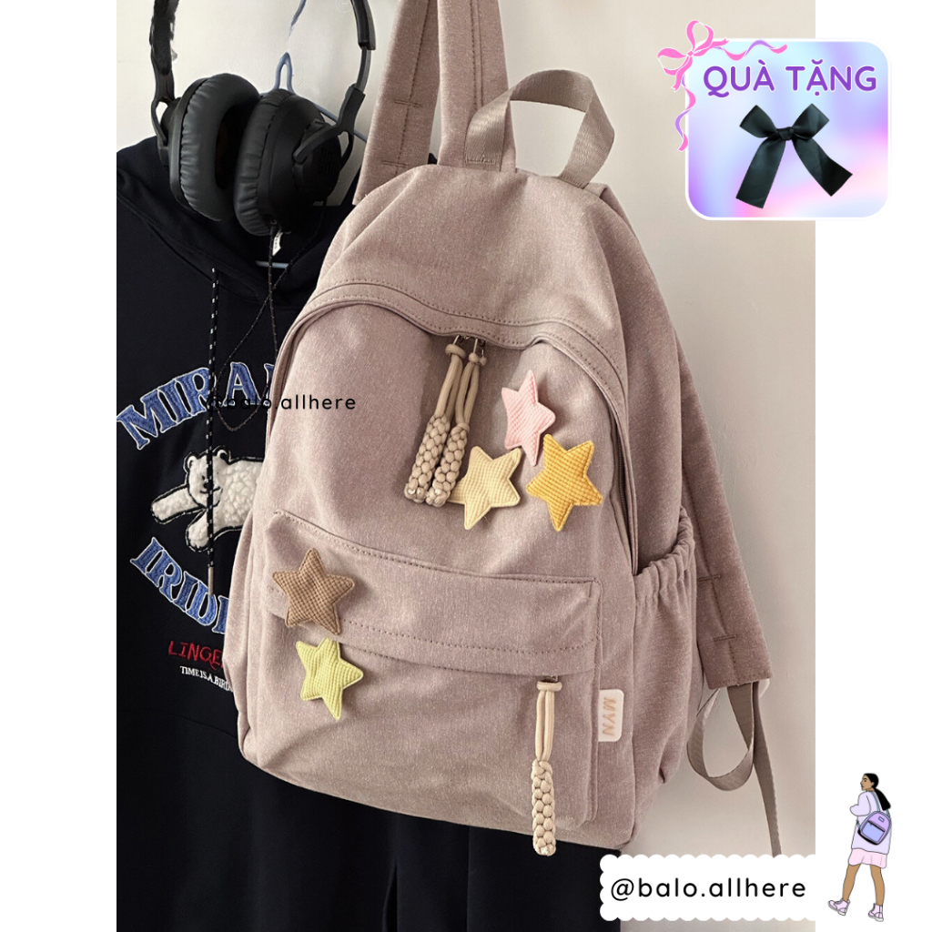 [ORDER] Balo Cặp Đi Học Nam Nữ Basic Chống Nước BL157