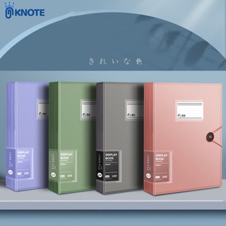  Tệp đựng tài liệu KNOTE túi lưu trữ hồ sơ 30 60 80 tờ khổ a4 sức chứa lớn không gãy góc giấy cao cấp 