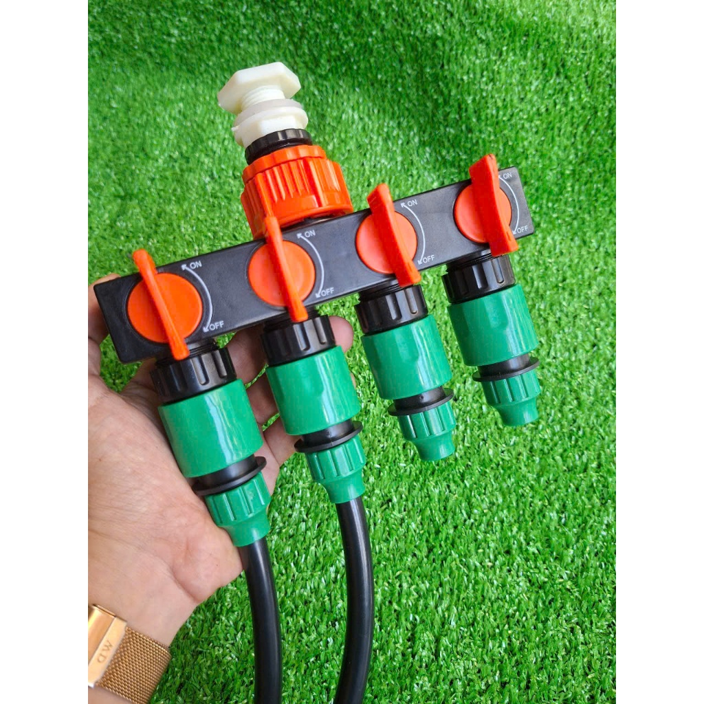Bộ Vòi Chia Nước 4 Ngõ Cho vòi uống nướ tự Động cho Chồn Hương van uống Cho Thỏ Bộ van khóa chia 4 n