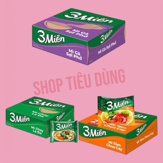  1 Thùng Mì Ba Miền Tôm Chua Cay 30 Gói X 65G 