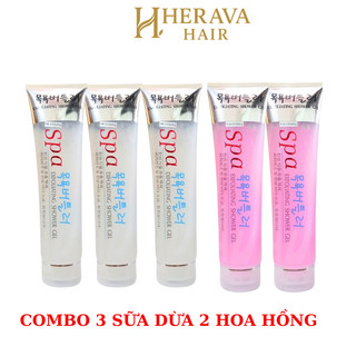 Gel Tẩy Tế Bào Chết Toàn Thân SPA Hàn Quốc 350ml Dưỡng Da Trắng Sáng, Mịn Màng