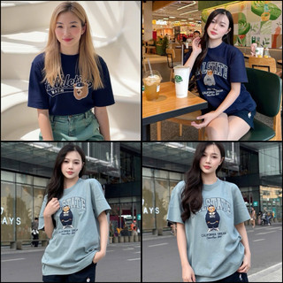 (HÀNG XUẤT XỊN) Áo thun WHO.A.U GẤU CAL.STATE NEW  Size S M L full tag-code