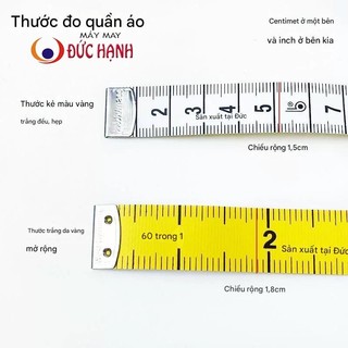 Thước Dây May 150 cm Loại Tốt – In Rõ, Không Giãn – Chuẩn Germany Quality