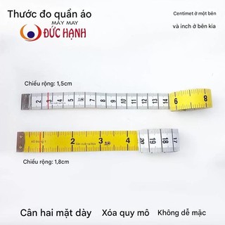 Thước Dây May 150 cm Loại Tốt – In Rõ, Không Giãn – Chuẩn Germany Quality