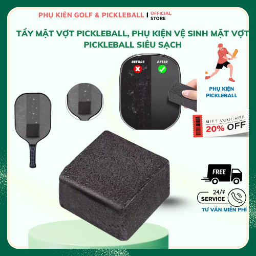 Tẩy Mặt Vợt Pickleball, Phụ Kiện Vệ Sinh Mặt Vợt Pickleball  Siêu Sạch