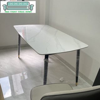 Bộ bàn ăn 6 ghế + bàn đá ceramic  ( Freeship HCM Dĩ An BH )