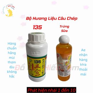 Tinh Mùi 135 + Trứng Sữa ĐCĐ, Tinh mùi câu chép hiệu quả (chính hãng), phát hiện nhái đền gấp đôi