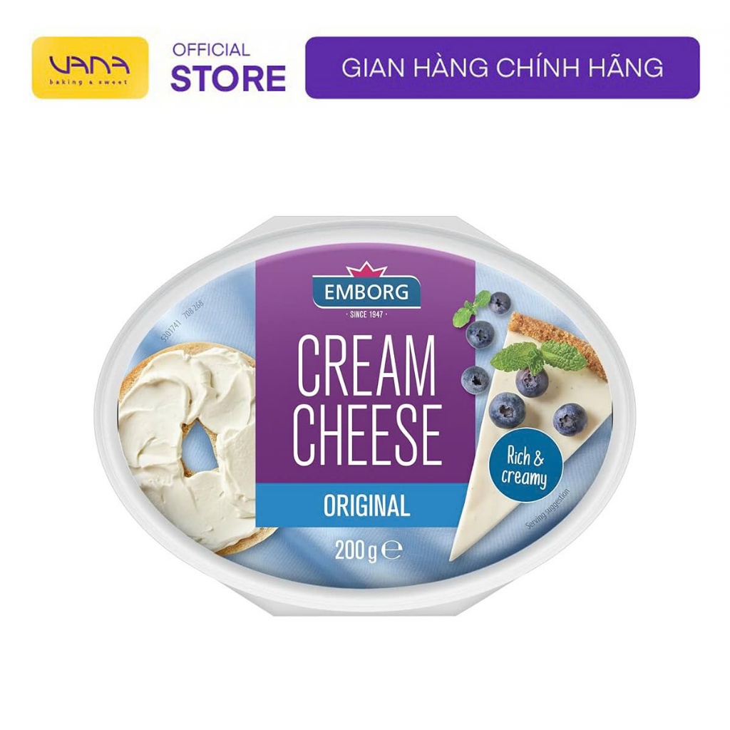 [CHỈ SHIP NỘI THÀNH HÀ NỘI] KEM PHÔ MAI CREAMCHEESE EMBORG