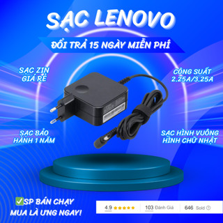 Sạc Laptop Lenovo 20V- 2.25A / 3.25A Sạc Lenovo nhỏ 4.0x1.7mm Sạc Lenovo ThinkPad Sạc Lenovo Ideapad