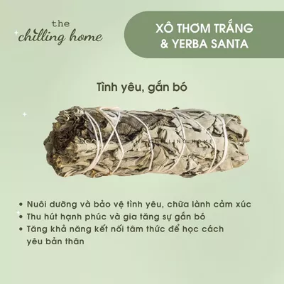 Xô Thơm Trắng mix Yerba Santa