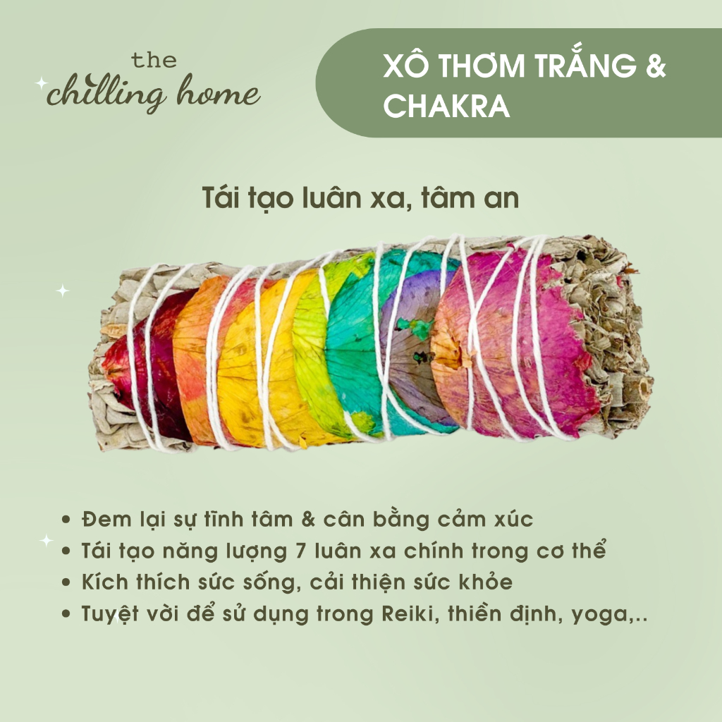Xô Thơm 7 Màu (Chakra Sage)