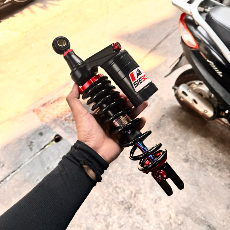 Phuộc Bình dầu Trên Full đen gắn Vario Click Sh mode Nozza Janus Vision …