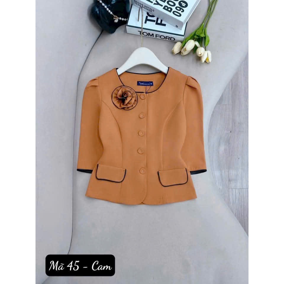 ÁO KIỂU PHỐI VIỀN HOA ĐỦ SIZE H88