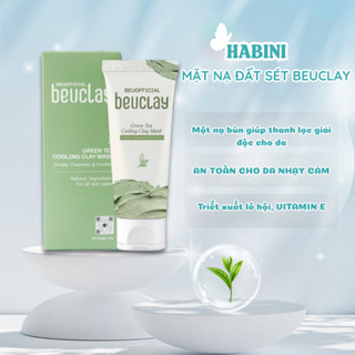 Mặt nạ đất sét BEUCLAY trà xanh sáng da,  kiềm soát dầu, ngừa mụn đầu đen phù hợp với mọi loại da