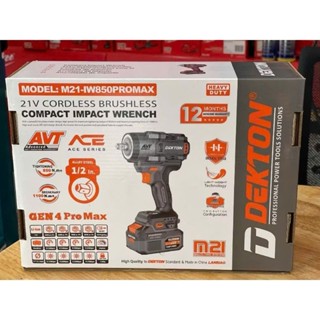  THÂN Máy Siết Mở Ốc Bulong Dekton M21-DK IW850PROMAX Gen 4 2025 Siêu Mạnh New 100% 