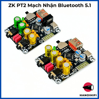 ZK PT2, mạch bluetooth 5.1 hỗ trợ MP3, WMA, WAV, APE, FLAC app đổi tên tiện lợi