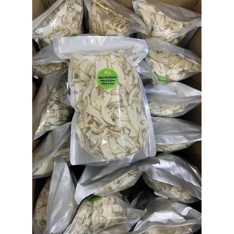 Vỏ bưởi phơi giòn nhà làm - Giòn tan, chua nhẹ, ngọt thanh, thông cổ, mát họng - Món quà sức khỏe