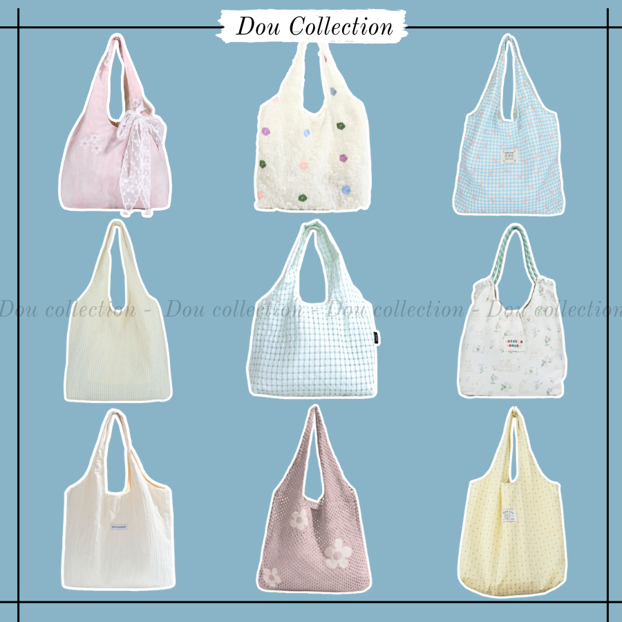 Túi Xách Nữ, Túi Tote Đeo Vai Hoạ Tiết Xinh Xăn Nhiều Mẫu Phong Cách Hàn Quốc Thời Trang Đi Biển Mùa Hè - Mã XT01