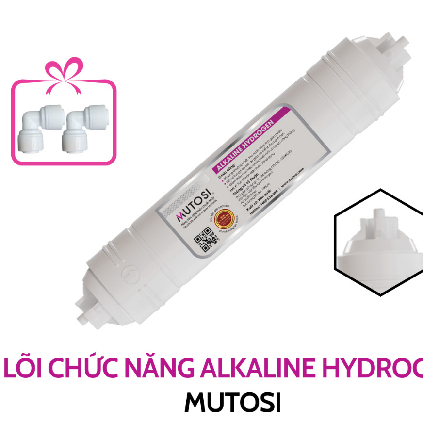 Lõi Chức Năng Alkaline Hydrogen Mutosi Giúp Bổ Sung Hydrogen Và Các Chất Khoáng Có Lợi Cho Cơ Thể,..