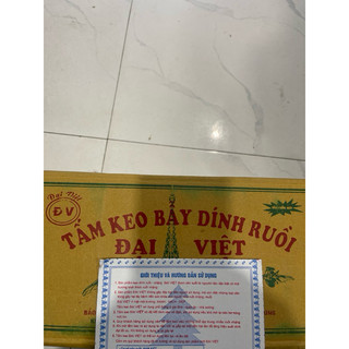 (COMBO 100) Tấm Miếng Keo Dính Ruồi Nhặng Siêu Dính.