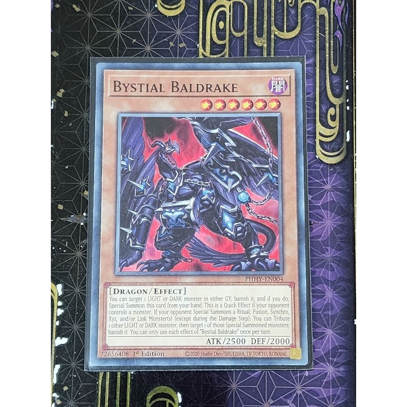 Thẻ bài Yugioh Bystial Baldrake