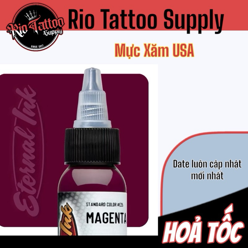 Mực xăm chính hãng Eternal Magenta