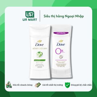 Lăn Sáp Khử Mùi DOVE ADVANCED CARE INVISIBLE Nữ Tính Khô Thoáng 24h 74G