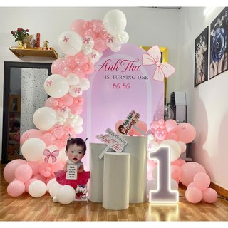 ( KÈM KHUNG BẠT) Set bóng sinh nhật kèm khung U, set bóng trang trí sinh nhật bé trai, bé gái