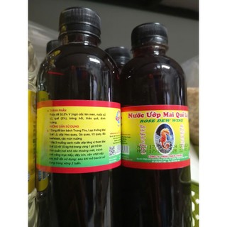 RƯỢU MAI QUẾ LỘ 500ML ướp thịt, làm lạp xưởng, bánh trung thu