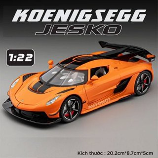 Mô hình xe kim loại Koenigsegg Ferrari Lambor Mer BMW tỉ lệ 1:24 full open có đèn - âm thanh Chezhi OT291