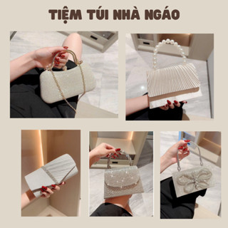  Túi xách bling cầm tay đi tiệc đẹp giá rẻ kèm dây đeo chéo 