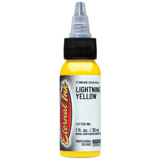  Mực xăm tattoo Eternal màu vàng LIGHTNING YELLOW chính hãng chai 30ml 