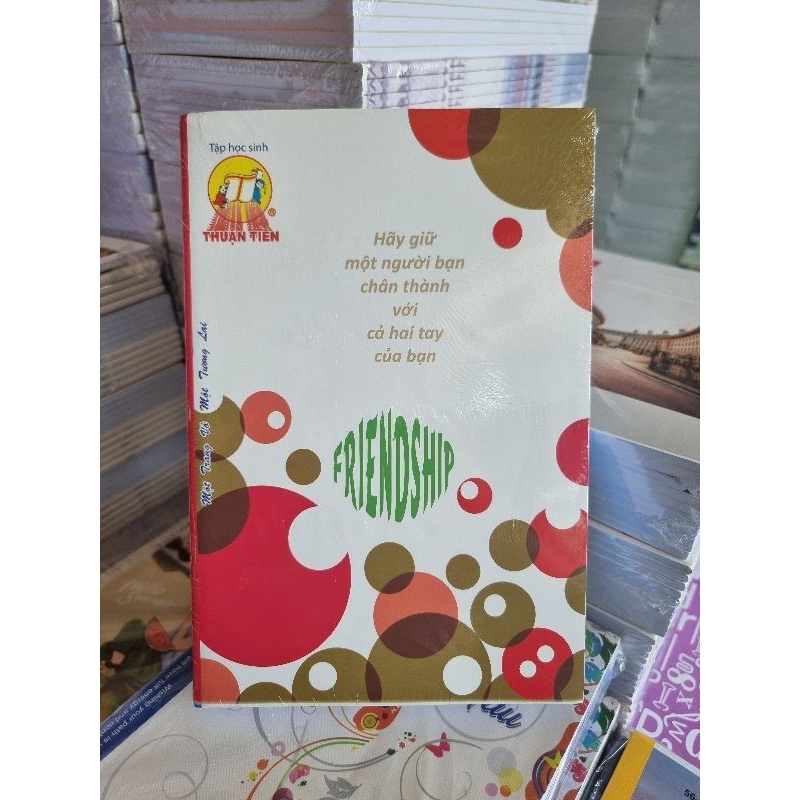 [2 quyển] Tập học sinh,tập giáo án B5 300 trang Friendship