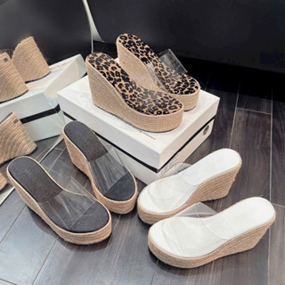 NS1 Dép xuông dế cối kết lót quai mica trong cao 11 cm- Bonita Shoes BMC06