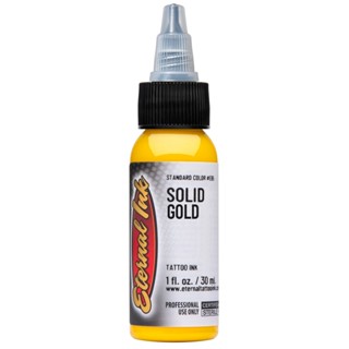 Mực xăm tattoo Eternal màu xanh SOLID GOLD chính hãng chai 30ml