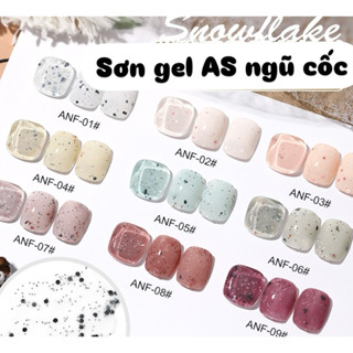  Sơn gel AS sơn gel màu ngũ cốc ANF chính hãng chai 15ml vỏ AS đỏ nhọn 