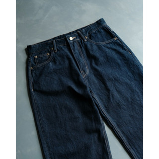 Quần Jean Nam dáng Straight-fit Olderister | Màu Indigo