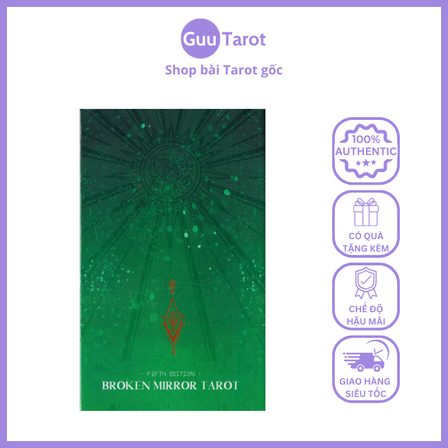 Bộ Bài Broken Mirror Tarot 5th Emerald (Limited Edition) (Guu Tarot Shop)