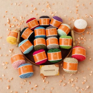 Len Milk Cotton Flex Yarn LYLYCRAFT 25g Chất Liệu Mềm Mịn Làm Móc Khoá Handmade, Thú Bông Len