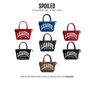 Túi đeo chéo Mini SPOILED League Da PU cao cấp / Đỏ, Xanh dương, đen, nâu