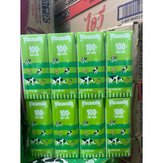 VINAMILK 100% sữa tươi tiệt trùng dừa   thùng  48 hộp 180ml(DATE  22-2-2026