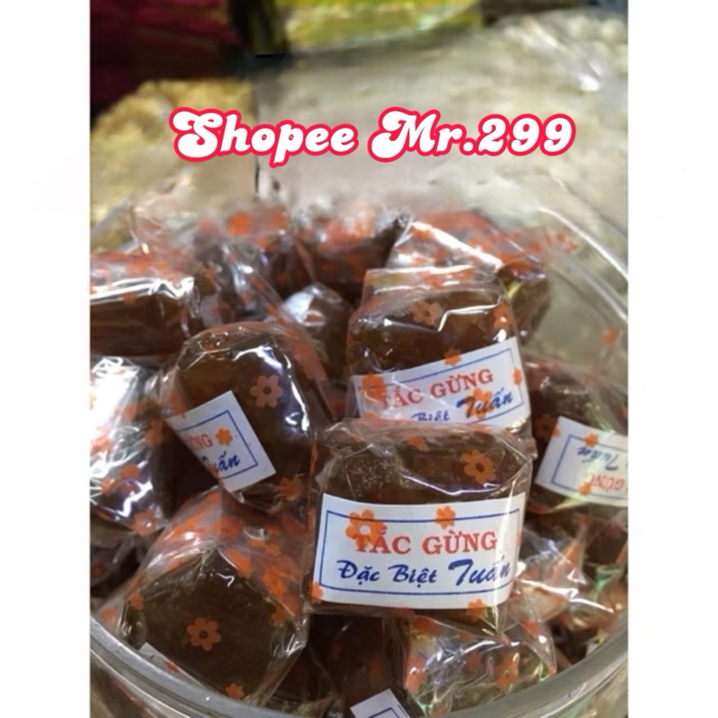 Mứt Tắc gừng Tuấn đóng gói