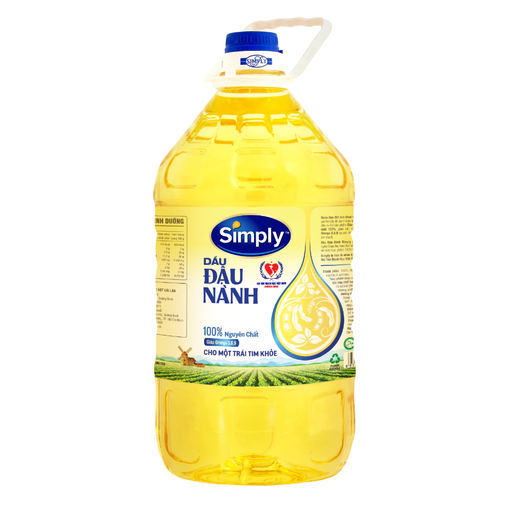 Dầu Ăn Simply Đậu Nành 5L